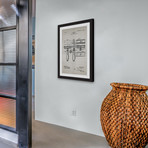 Razor 1904 // Old Paper Framed Painting Print (8"W x 12"H x 1.5"D)