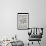 Razor 1904 // Old Paper Framed Painting Print (8"W x 12"H x 1.5"D)