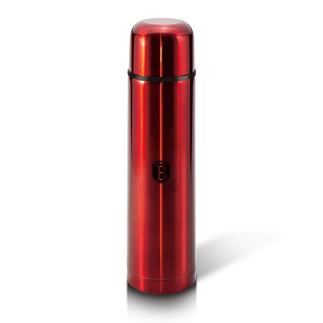 Stainless Steel Vacuum Flask // Burgundy Collection (16.9oz)