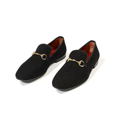 Gold Horsebit Loafer // Black (Euro: 39)