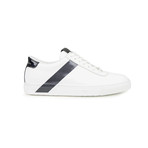 Striped Court Sneakers // White + Navy (Euro: 40)