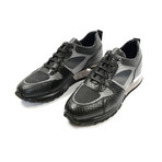 Contrasting Leather Sneakers // Black (Euro: 43)