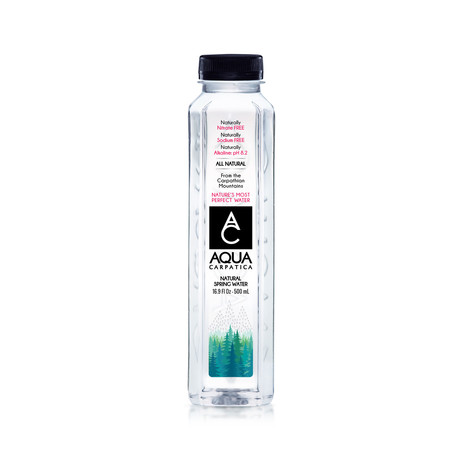 AQUA Carpatica // Natural Spring Water // 500ml // 24 Pack