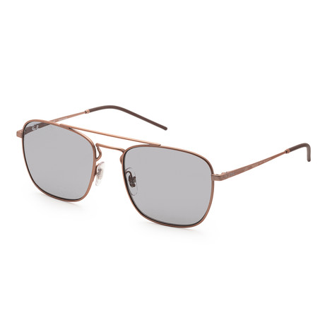 Men's RB3588-9146-155 Polarized Sunglasses // Rubber Copper + Clear Gradient + Red Mirror