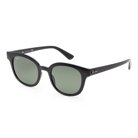 Unisex RB4324-601-3150 Sunglasses // Black + Green