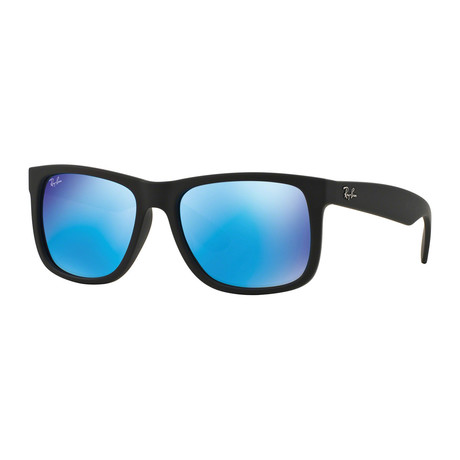 Unisex Justin Color Mix Sunglasses // Blue + Black