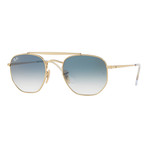Unisex Marshal Sunglasses // Gold + Blue