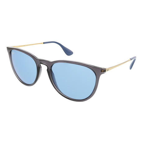 Unisex Erika Color Sunglasses // Gold + Blue