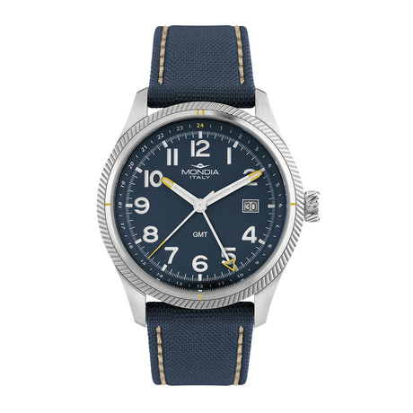 Mondia Italy Madison GMT Quartz // MI-W-762-SS-04BL-OY