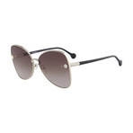 Women's SF184S-704 Sunglasses // Gold + Brown