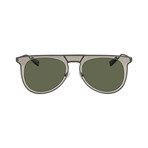 Men's Square Sunglasses // Sand + Green