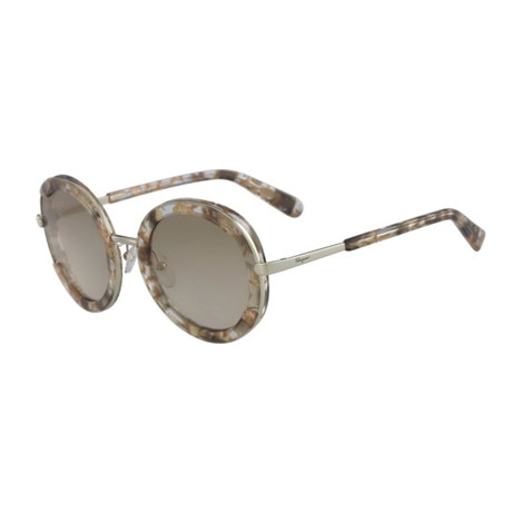 Ferragamo // Women's SF164S-286 Sunglasses // Brown Quartz + Gray