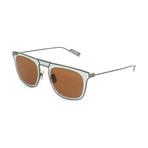 Salvatore Ferragamo // Men's SF187S-299 Sunglasses // Brown + Green
