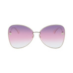 Women's SF184S-705 Sunglasses // Gold + Purple Rose Ivory