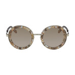 Ferragamo // Women's SF164S-286 Sunglasses // Brown Quartz + Gray