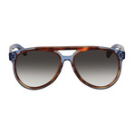 Men's SF945S-259 Sunglasses // Havana + Blue