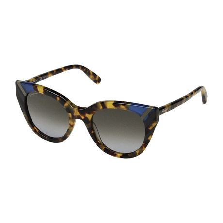 Ferragamo // Women's SF867S-283 Sunglasses // Tokyo Tortoise + Gray Gradient