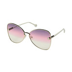 Women's SF184S-705 Sunglasses // Gold + Purple Rose Ivory