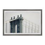 The Bridge // Framed Painting Print (12"W x 8"H x 1.5"D)