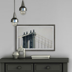 The Bridge // Framed Painting Print (12"W x 8"H x 1.5"D)