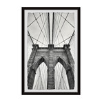 Bridge Architecture // Framed Painting Print (8"W x 12"H x 1.5"D)