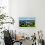 NYC From the Top // Framed Painting Print (12"W x 8"H x 1.5"D)