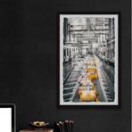 Yellow Means Go // Framed Painting Print (8"W x 12"H x 1.5"D)