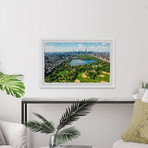 NYC From the Top // Framed Painting Print (12"W x 8"H x 1.5"D)