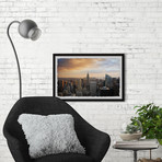 NYC’s Tallest Buildings // Framed Painting Print (12"W x 8"H x 1.5"D)