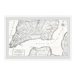 River Outline // Framed Painting Print (12"W x 8"H x 1.5"D)