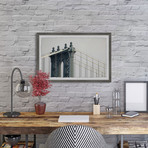 The Bridge // Framed Painting Print (12"W x 8"H x 1.5"D)