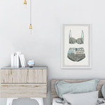 Brooklyn Bikini // Framed Painting Print (8"W x 12"H x 1.5"D)