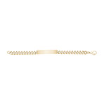 Cuban Link ID Bracelet // 8mm // Gold Plated (7.5")