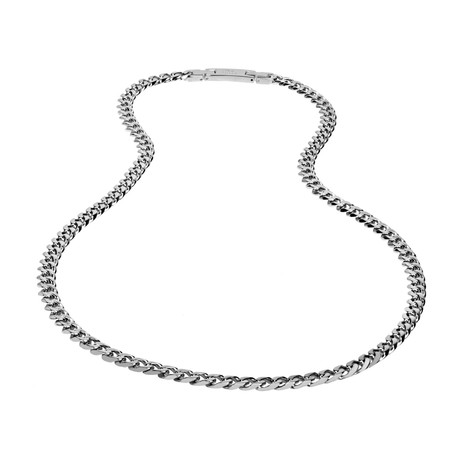 Cuban Link Necklace // 8mm // Silver (20")