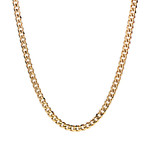 Cuban Link Necklace // 8mm // Gold Plated (20")