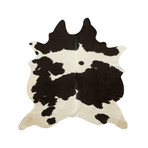 Cowhide Rug // Black + White