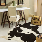 Cowhide Rug // Black + White