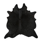 Cowhide Rug // Solid Black