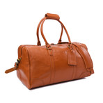 Tourist Leather Duffel Bag 19.5" // Tan