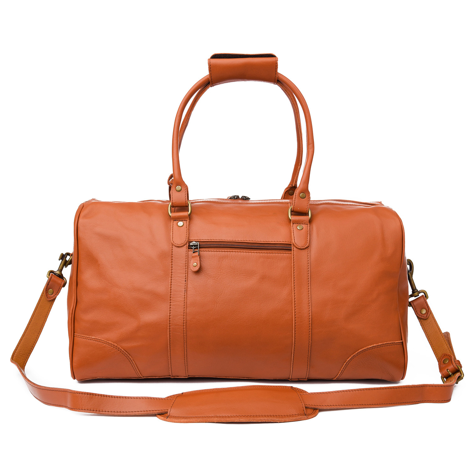 Tourist Leather Duffel Bag 19.5&quot; // Tan - HIDES Canada - Touch of Modern