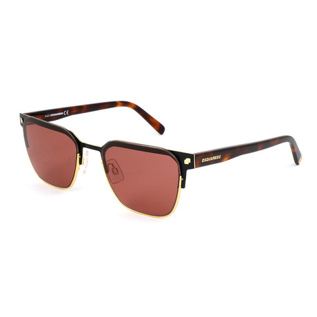 Unisex DQ0317 Sunglasses // Brown Havana