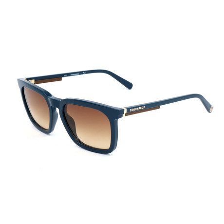 Men's DQ0295 Sunglasses // Shiny Blue