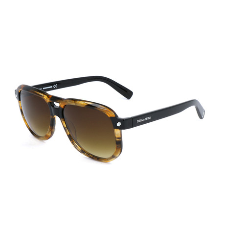 DSquared2 // Men's DQ0286 Sunglasses // Brown + Black