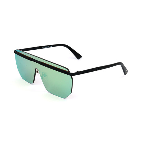 Diesel // Men's DL0259 Sunglasses // Shiny Light Green