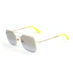 Unisex DL0302 Sunglasses // White