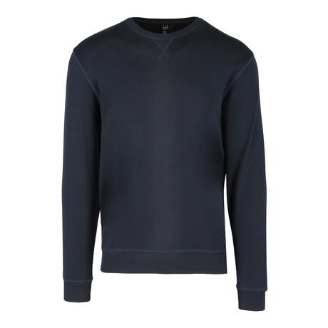 Soft Cotton Sweatshirt // Navy (XS)