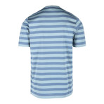 Boating Stripe Short Sleeve T-Shirt // Slate Gray (XL)