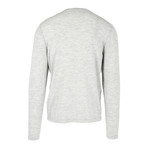Cashmere Fine Gauge Sweater // Light Gray (2XL)