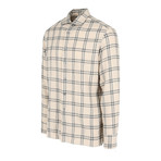 Long Sleeve Check Leisure Shirt // Ecru (XL)