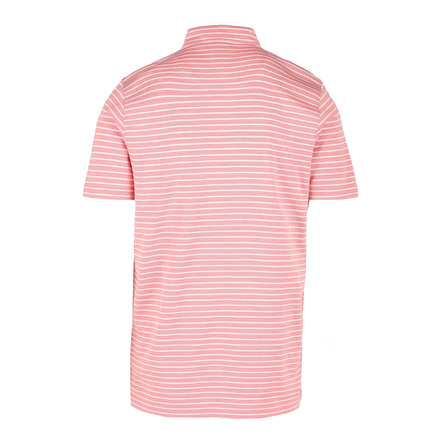 Pique Stripe Short Sleeve Polo Shirt // Coral (M) - Dunhill - Touch of ...